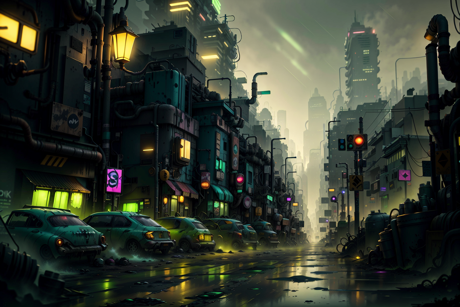 00136-4011674175-ToxicPunkAI cyberpunk street city at night neons rain fog, detailed, intricate.png